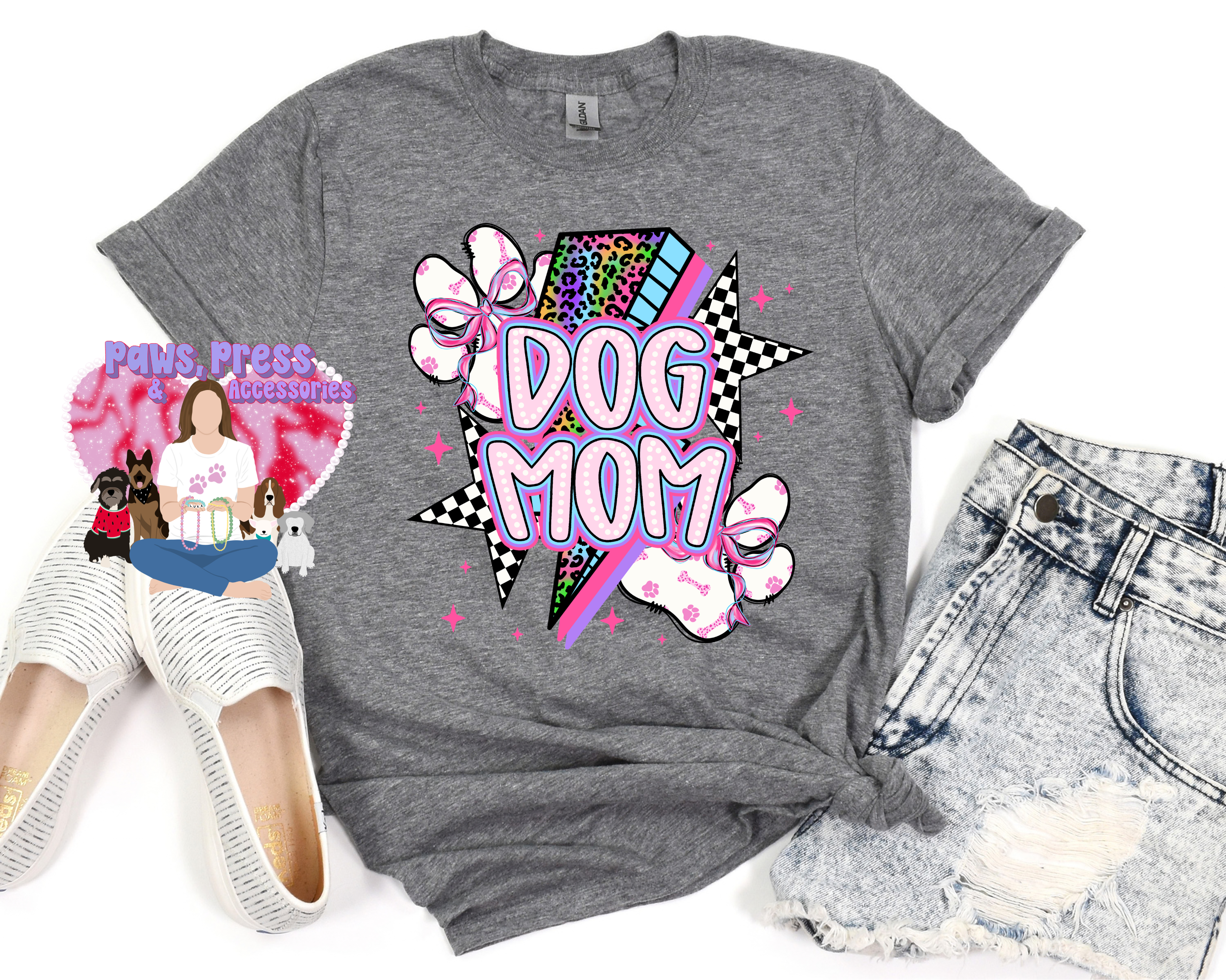 Retro Dog Mom