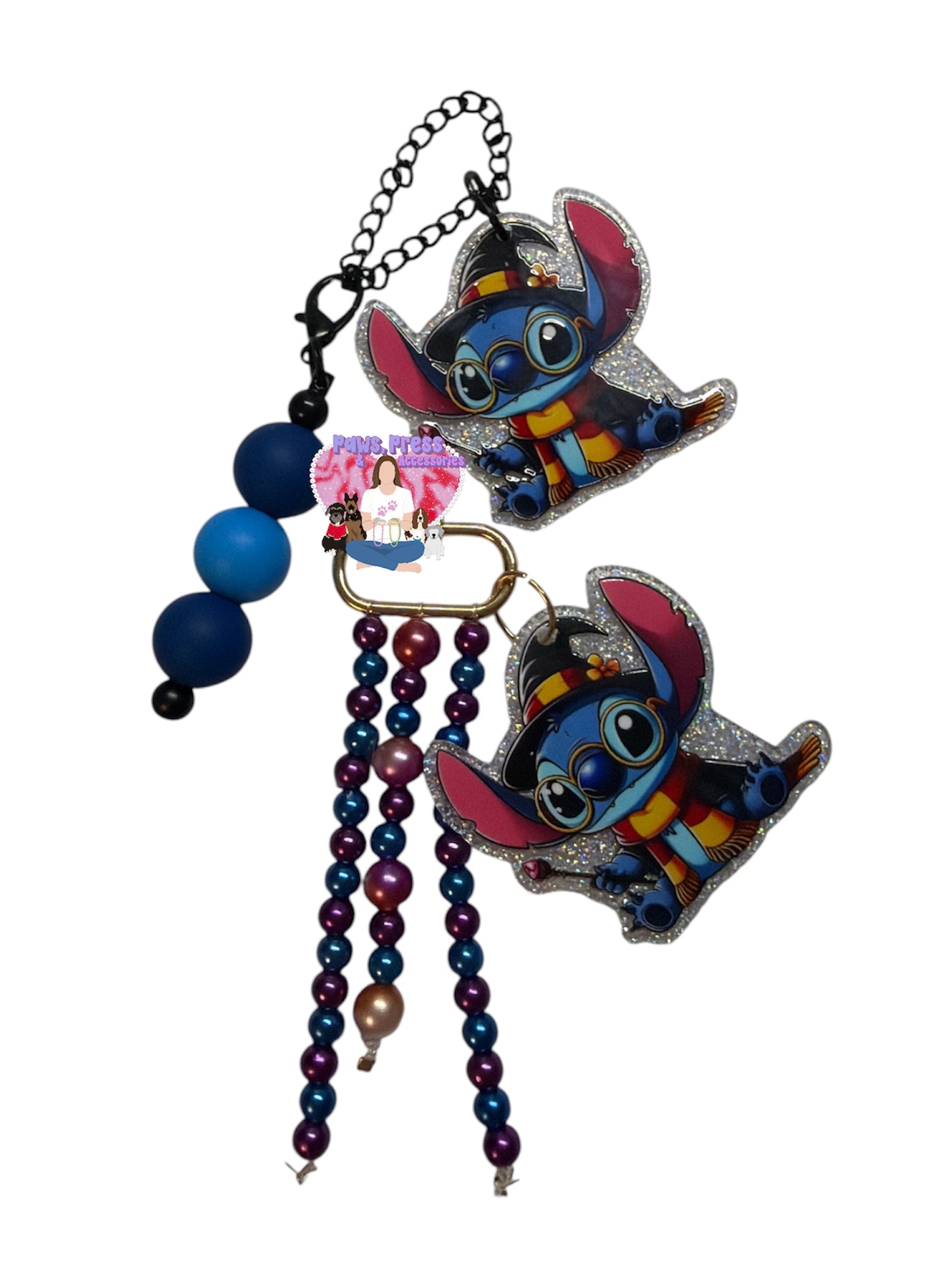 HP Stitch Cup + Bag Charm Set