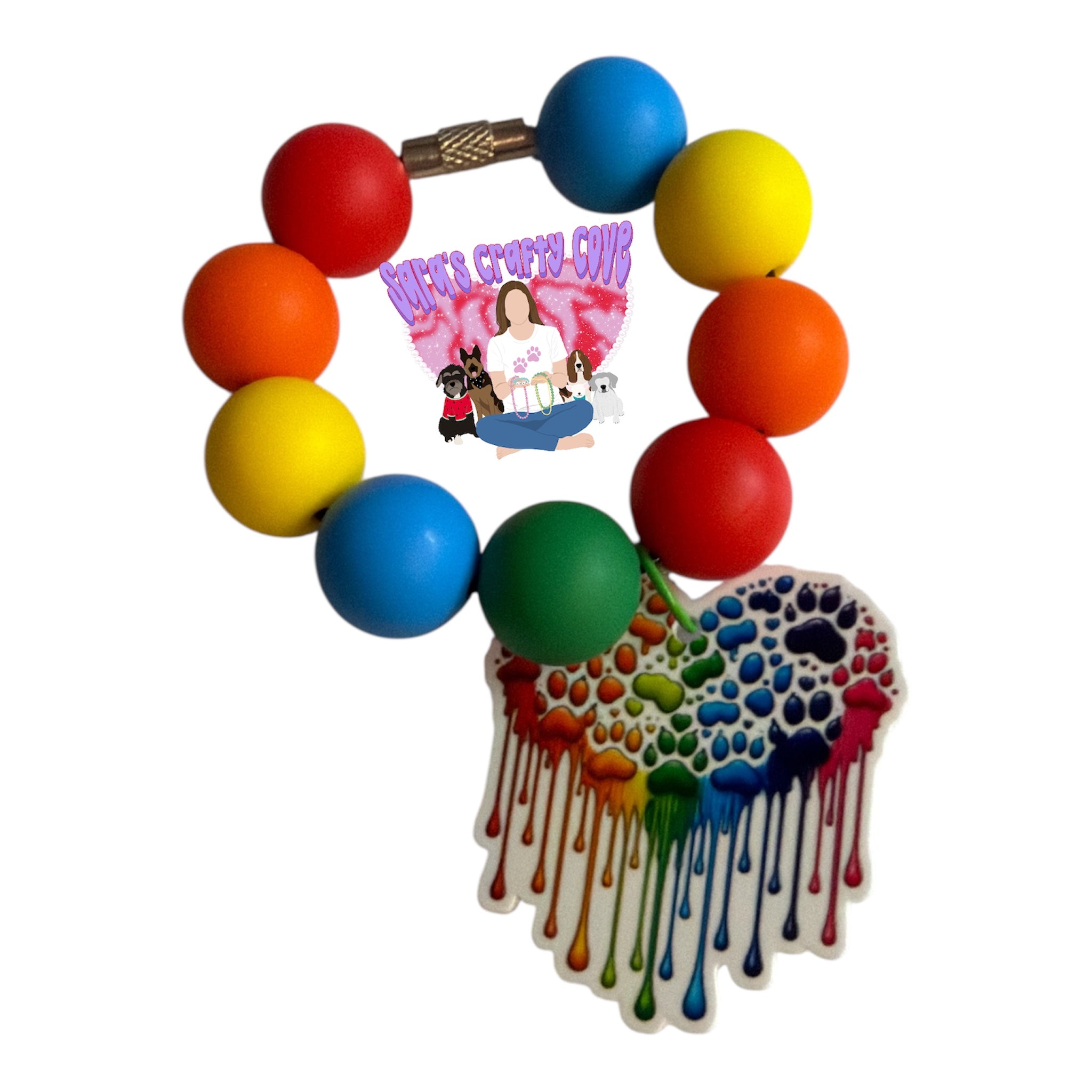 Beaded Cup Charm