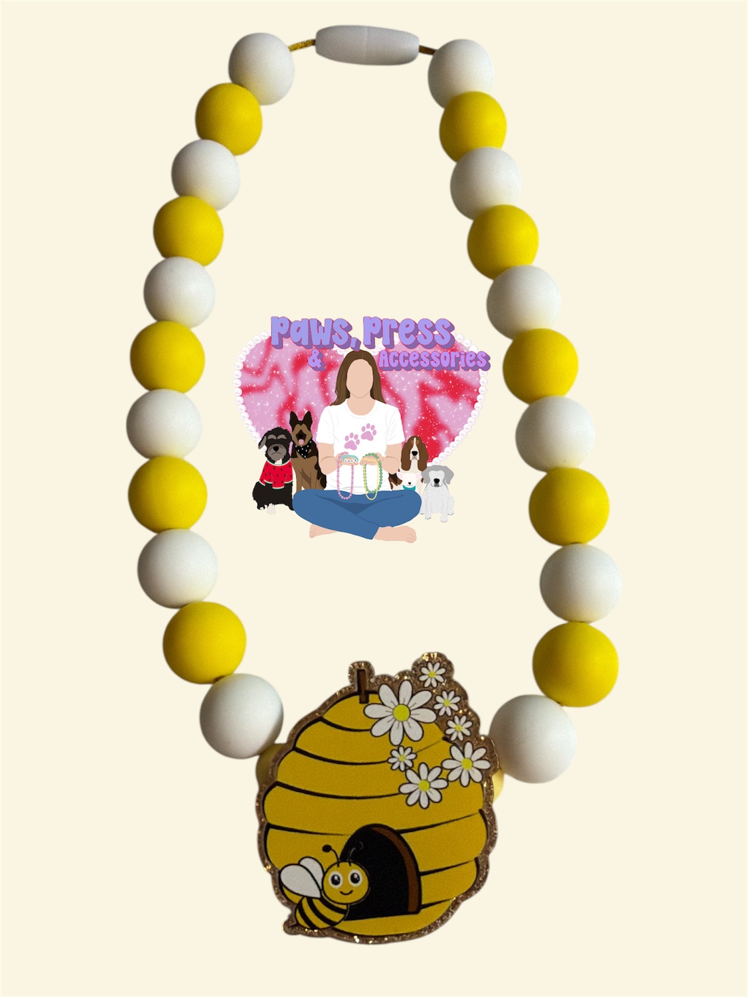 16” Beaded Pet Necklace