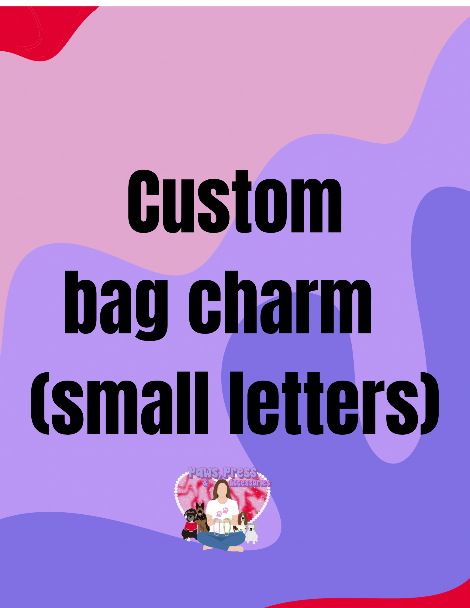 Custom Bag Charm