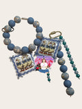 Vintage Goose Bag Charm + Key Wristlet