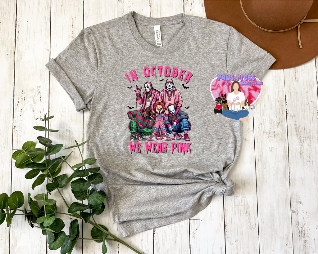 In October we wear pink