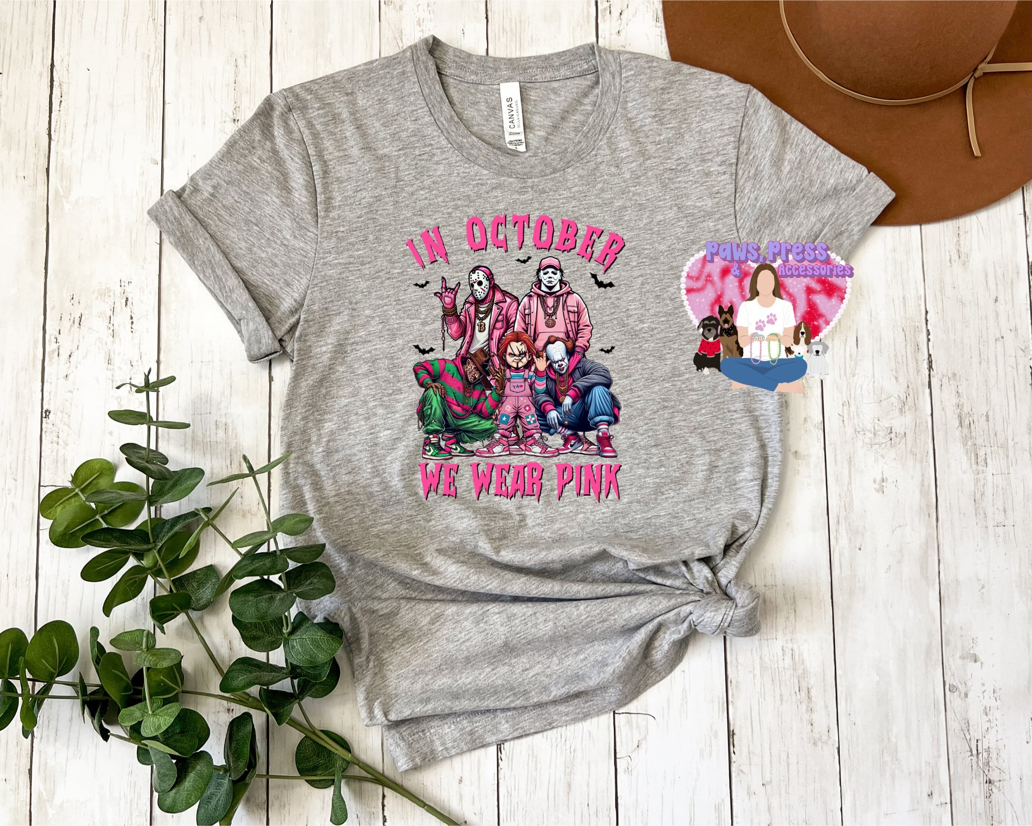 In October we wear pink