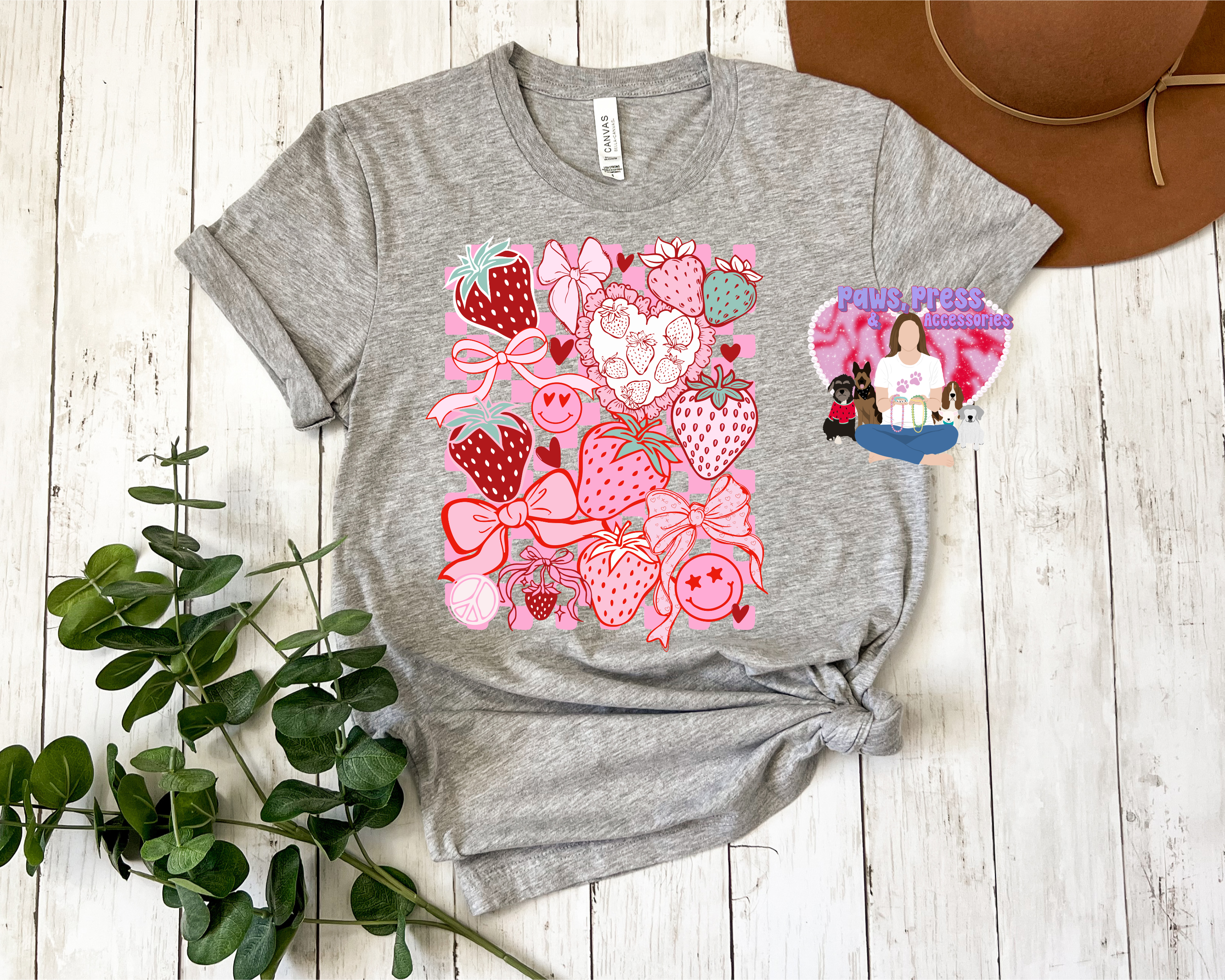 Strawberry Bows